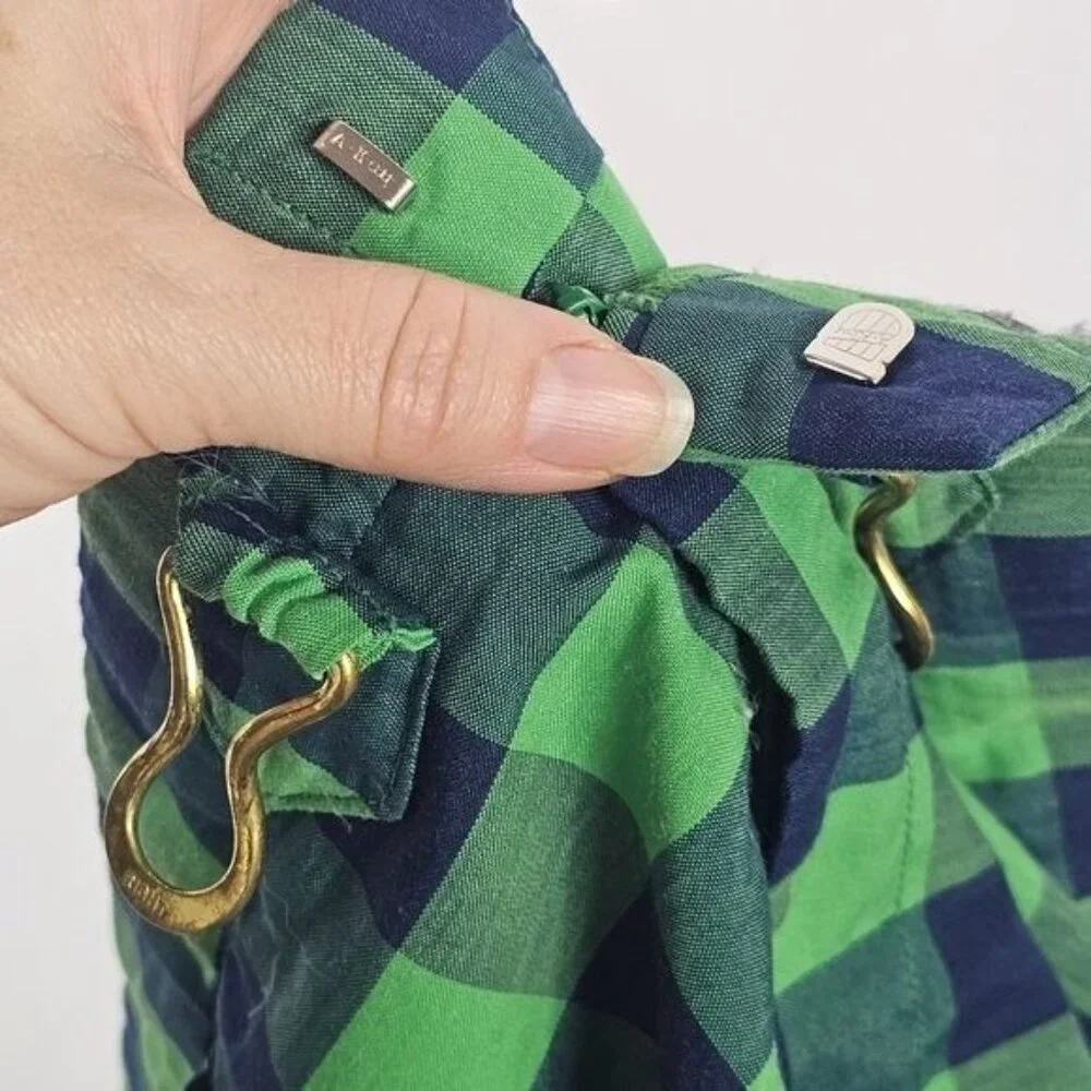Vintage Chipp New Haven Green Navy Buffalo Check Shorts 38‎ Ivy Prep Yacht Club